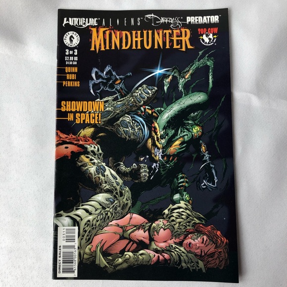 Witchblade/Aliens/Darkness/Predator Mindhunter #3 of 3 Feb 01 Dark Horse - Picture 1 of 1
